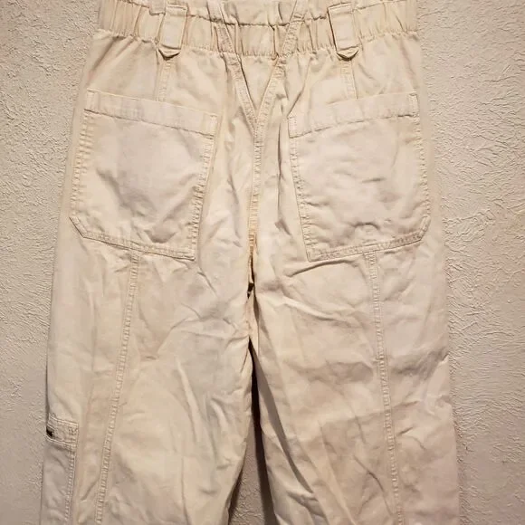 BDG Urban Outfitters Jean Joggers Womens Size S-P Cream Retro 90s Cargo Pocket - Picture 7 of 12